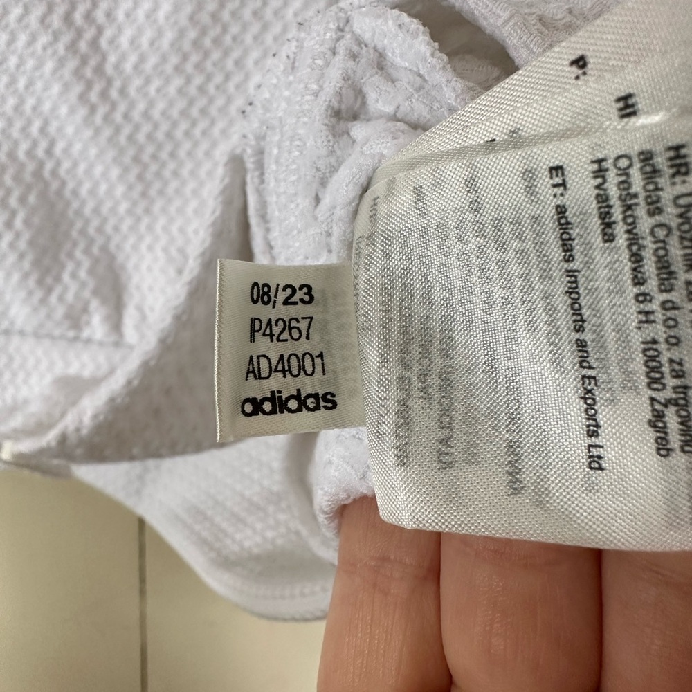 White Active Jacket Adidas Ultimate 365 Textured Full Zip - Picture 14 of 14